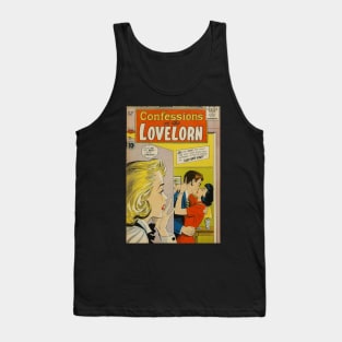Vintage Romance Comic Book Cover - Confessions of the Lovelorn Tank Top